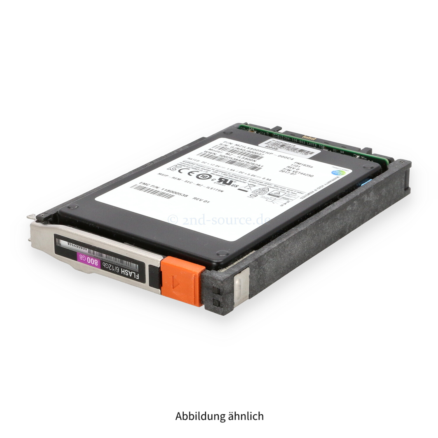 EMC 800GB SAS 6G SFF HotPlug Flash SSD 005052318 118000538