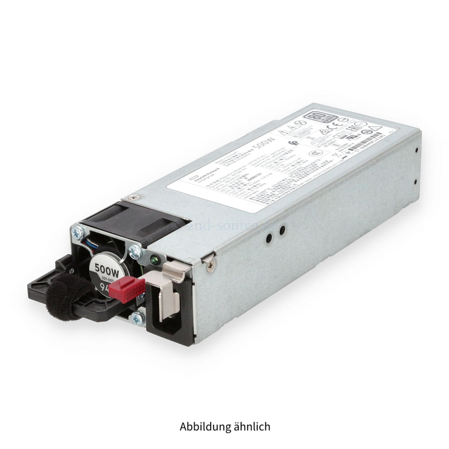 HPE 500W HotPlug Power Supply G10 865408-B21 866729-001 865398-001 865399-201