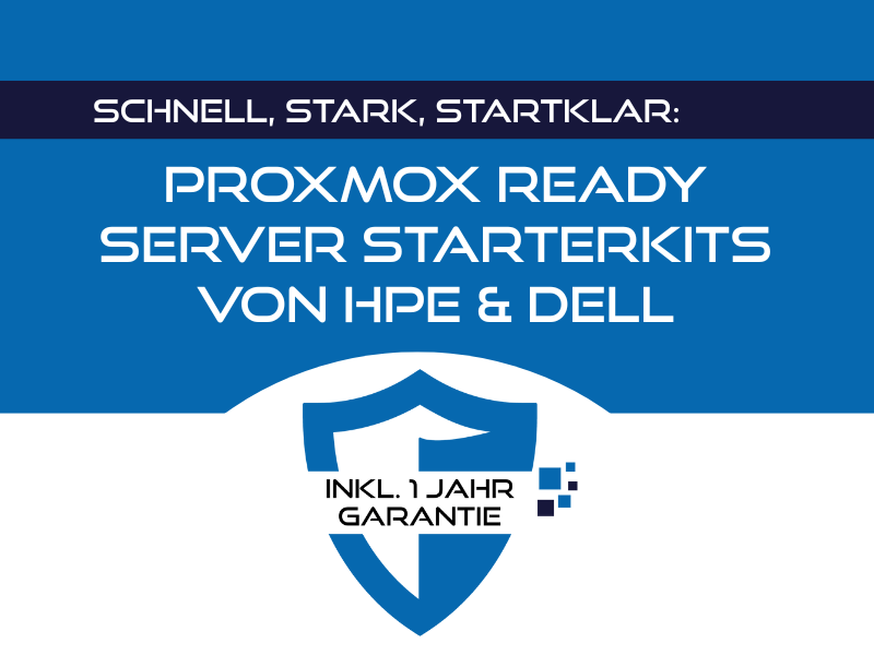 2nd Source - Proxmox ready Server HPE und Dell
