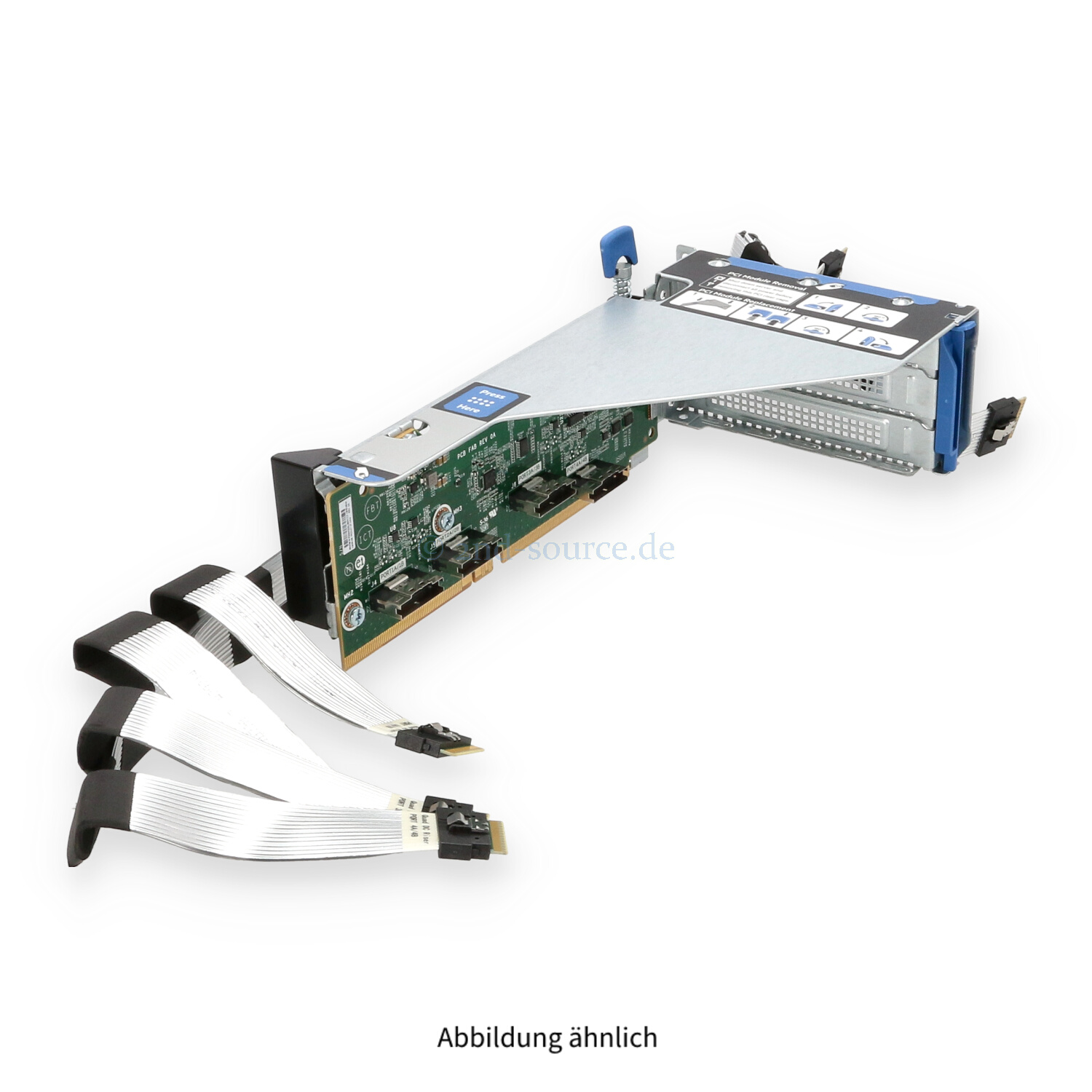 HPE Primary 4x NVMe SlimSAS Riser Kit DL38x G10 867807-B21 875087-001