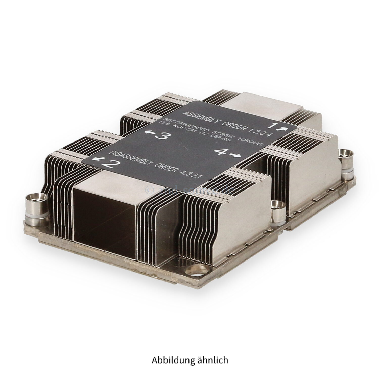 Supermicro 1U up to 165W X11 Passive Heatsink SNK-P0067PSM