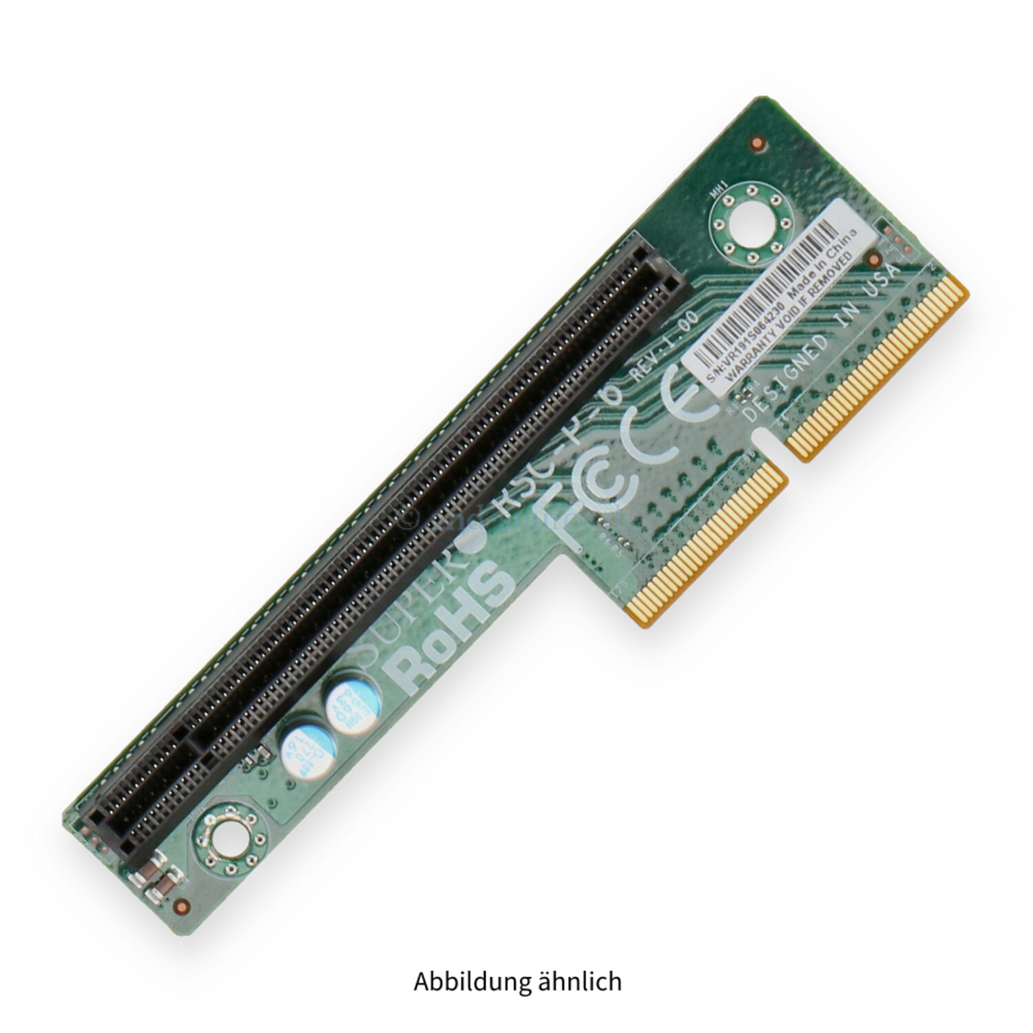 Supermicro 1x PCIe x16 Riser Card RSC-P-6