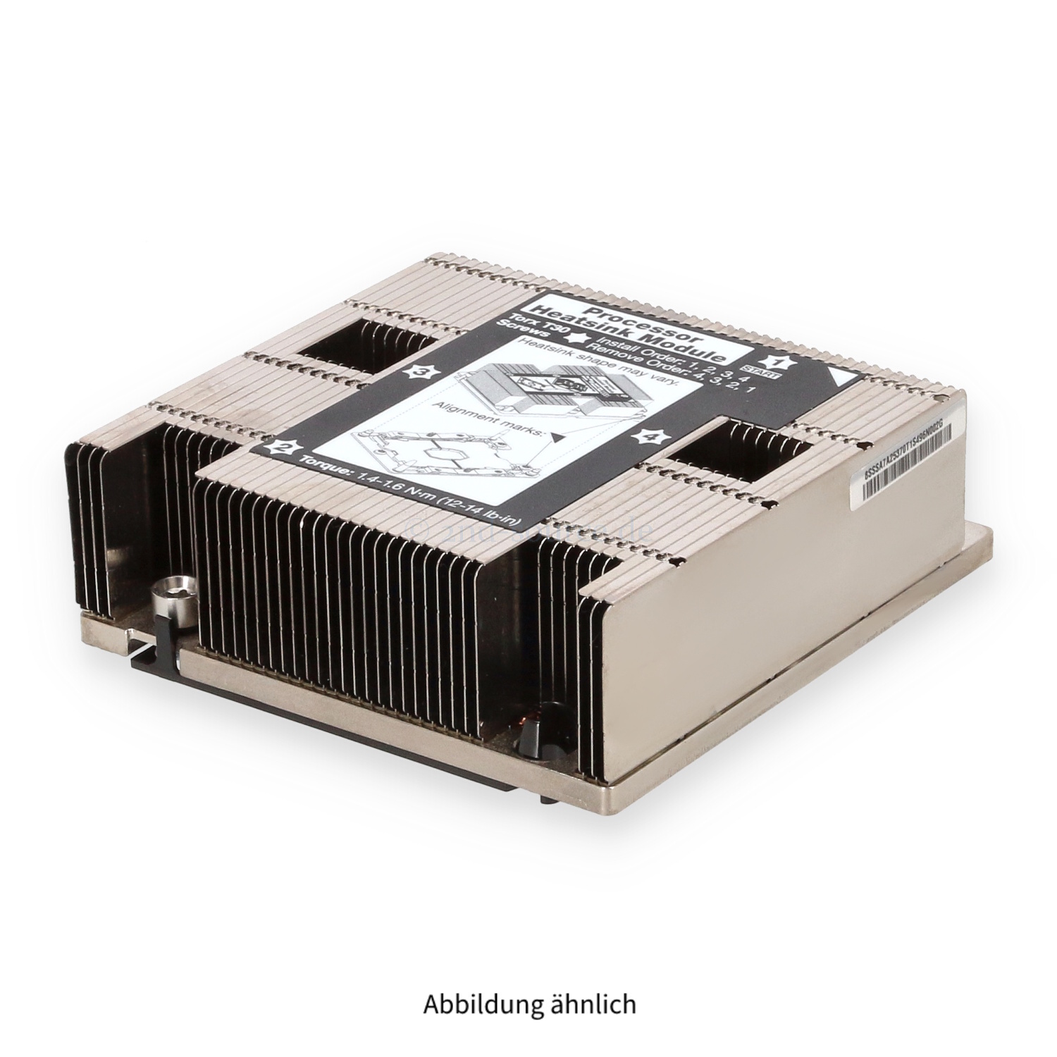 Lenovo Rear Heatsink CPU 1 SN550 00YE561 SH47A09783