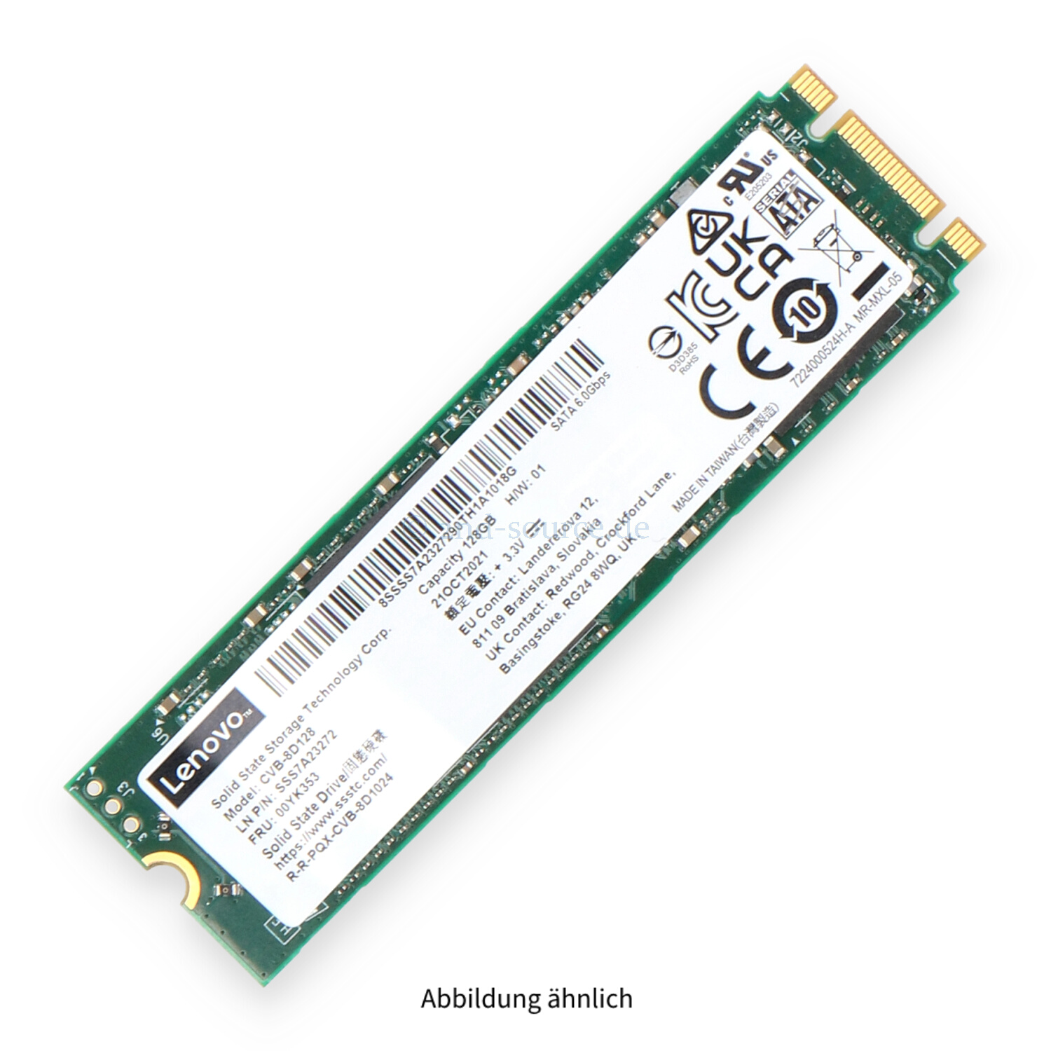 Lenovo 128GB SATA 6G M.2 SSD 00YK353