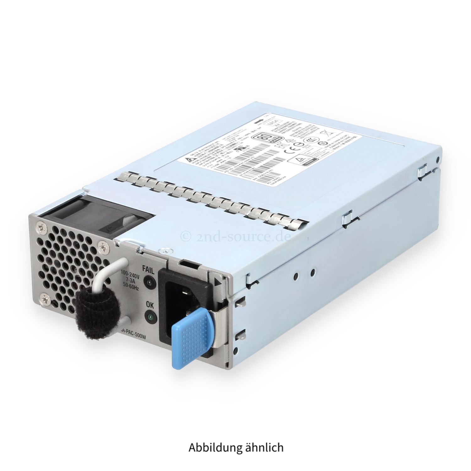 Cisco 500W Back to Front HotPlug Power Supply NXA-PAC-500W 341-0546-02